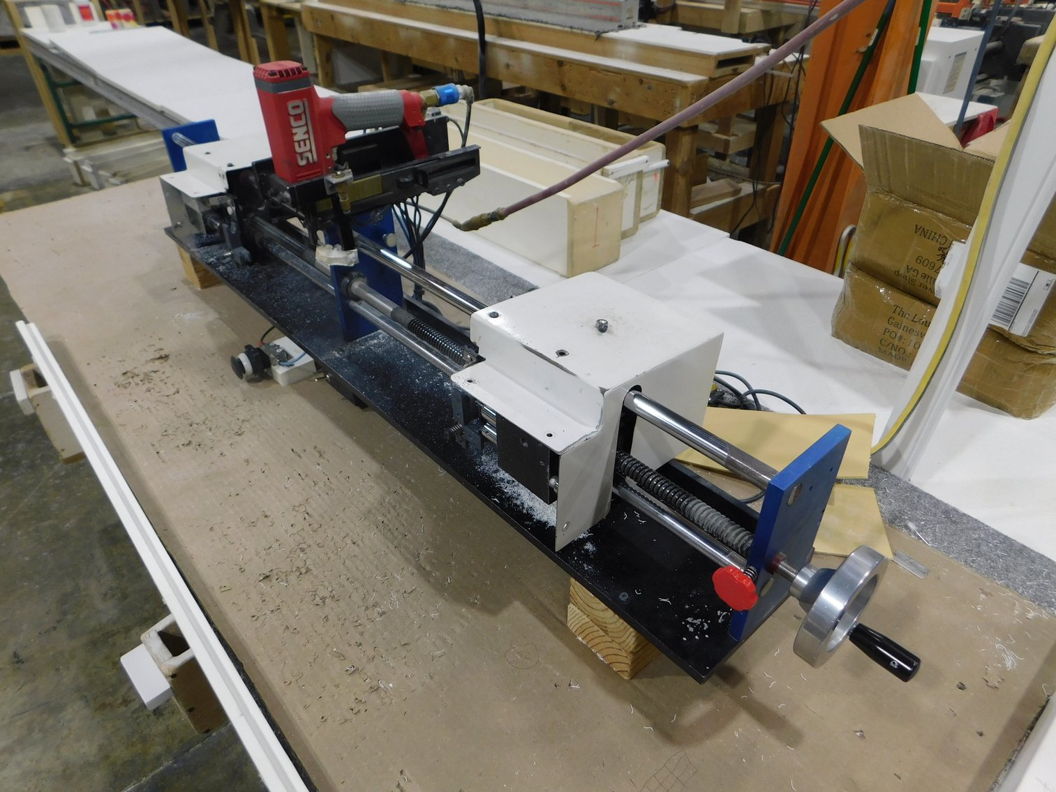 Image for Equipment from Manufacturer of Custom Interior Shutters, Blinds and Shades