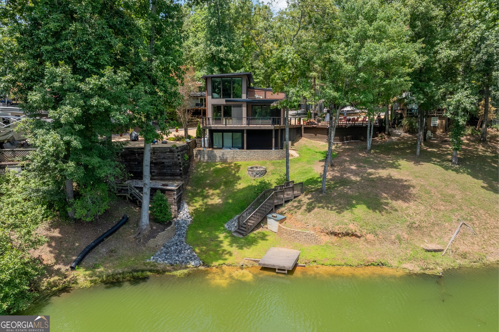 Image for Recently Constructed Waterfront Cabin in Gated North Georgia Resort