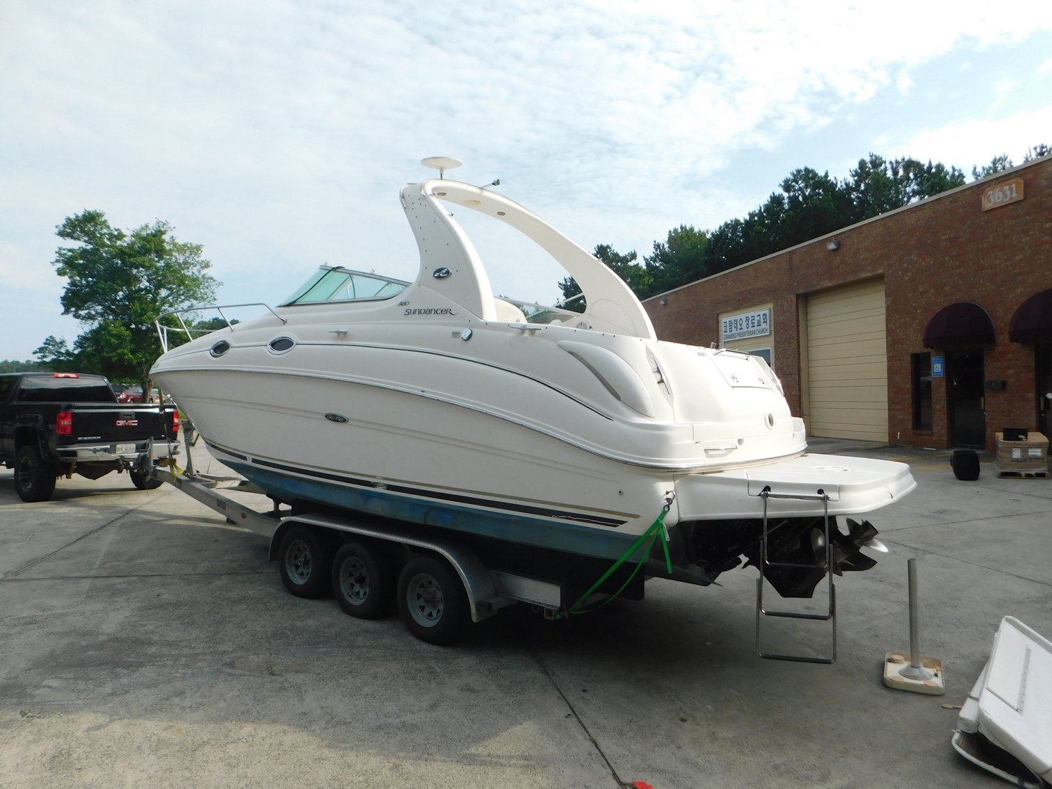 Image for 2001 Sea Ray Sundancer w/ 2024 Tarp Trailer