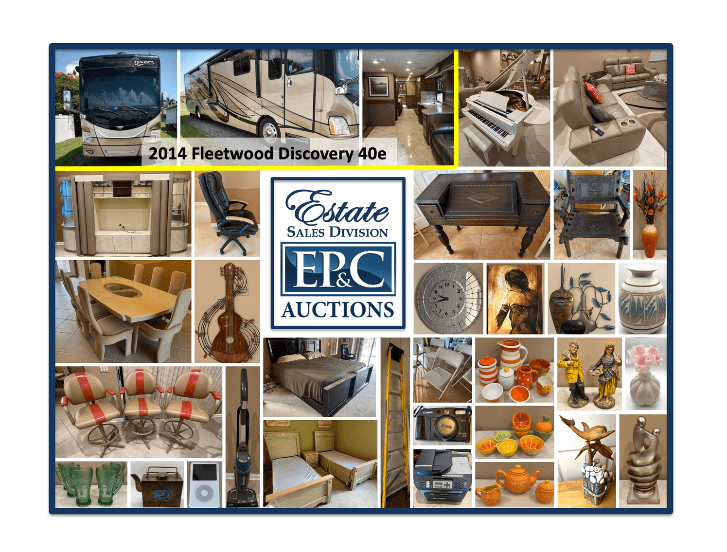 Image for Online Only Auction of 2 Estates PLUS an RV