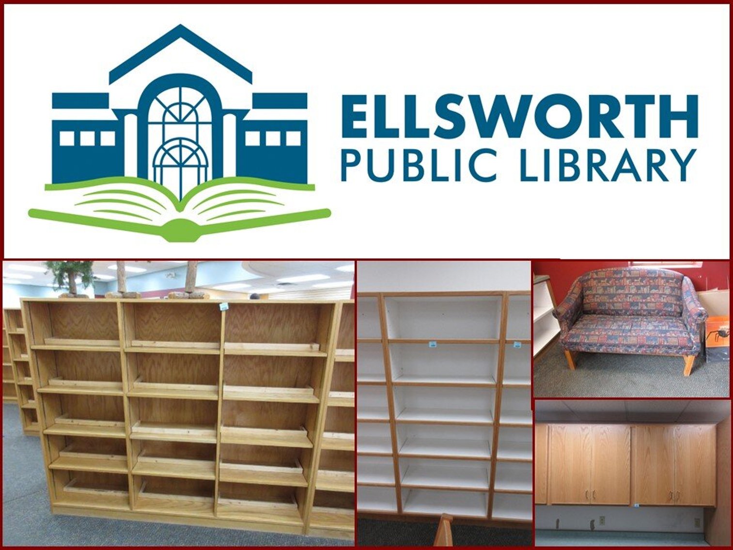 Image for Ellsworth Public Library Furniture, Shelves and More!
