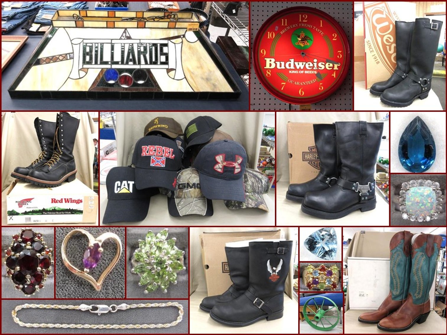 Image for Beer Signs, FINAL Western Boots, Sterling and Furniture (gold tag)