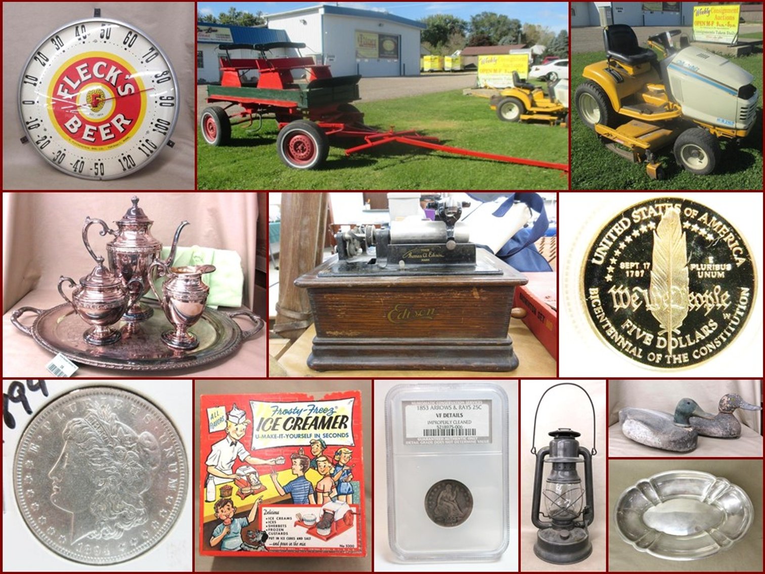 Image for Horse Buggy, Household, Coins and Antiques (mint green tag)