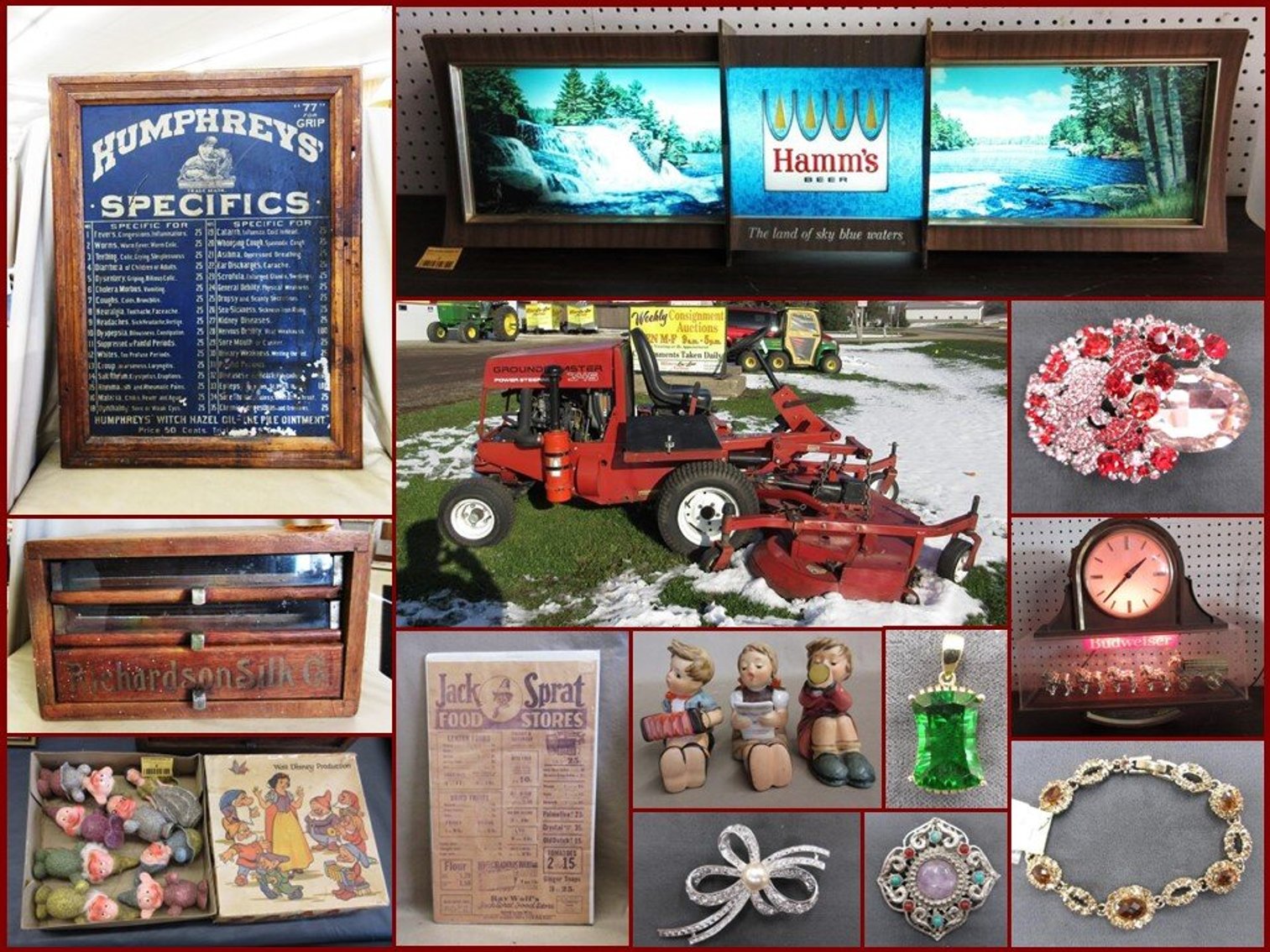 Image for Toro mower, Hamm's, Sporting, Jewelry and Antiques (gold tag)