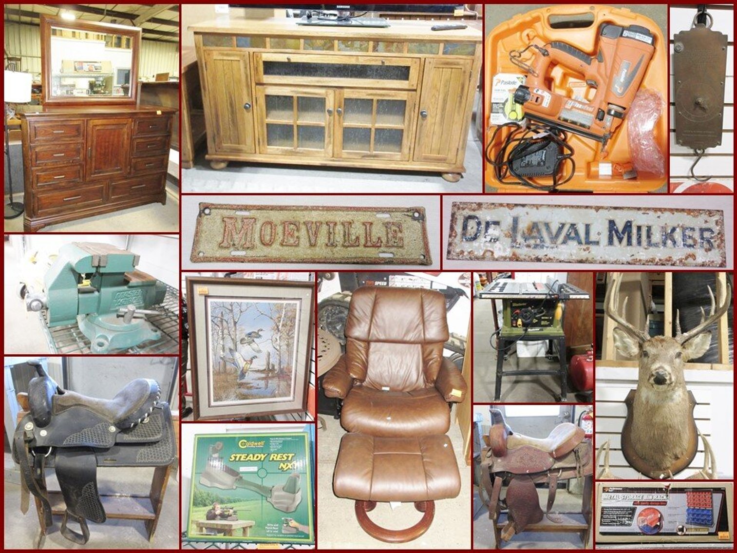 Image for Furniture, Tools, Saddles & Collectibles (orange tag)
