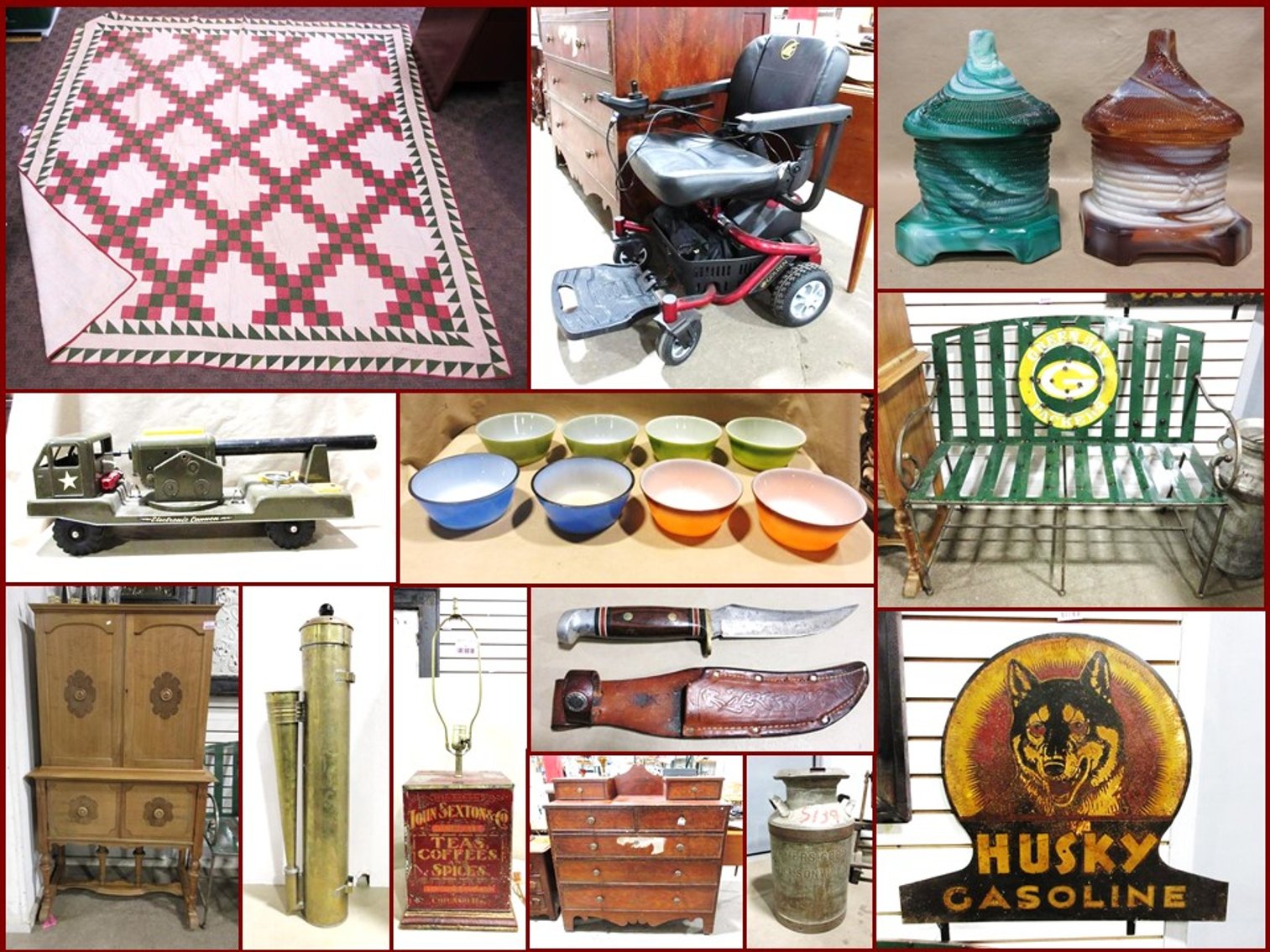 Image for Power Chair, Antique Furniture, Tools & Collectibles (purple tag)