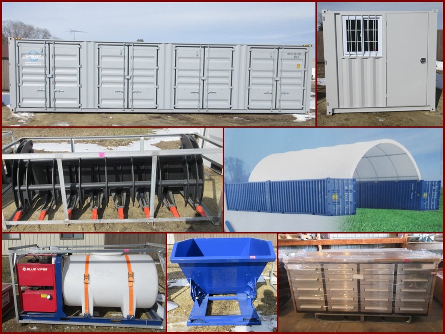 Image for C-Cans, Skid Steer Attachments, Tool Chests & Chains