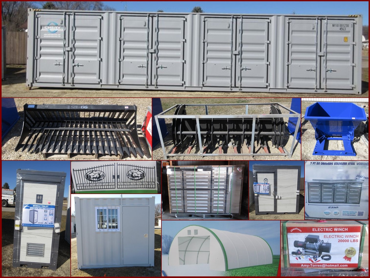 Image for C-Can, Skid Steer Attachments, Gates & Workbenches (Pink Tag)