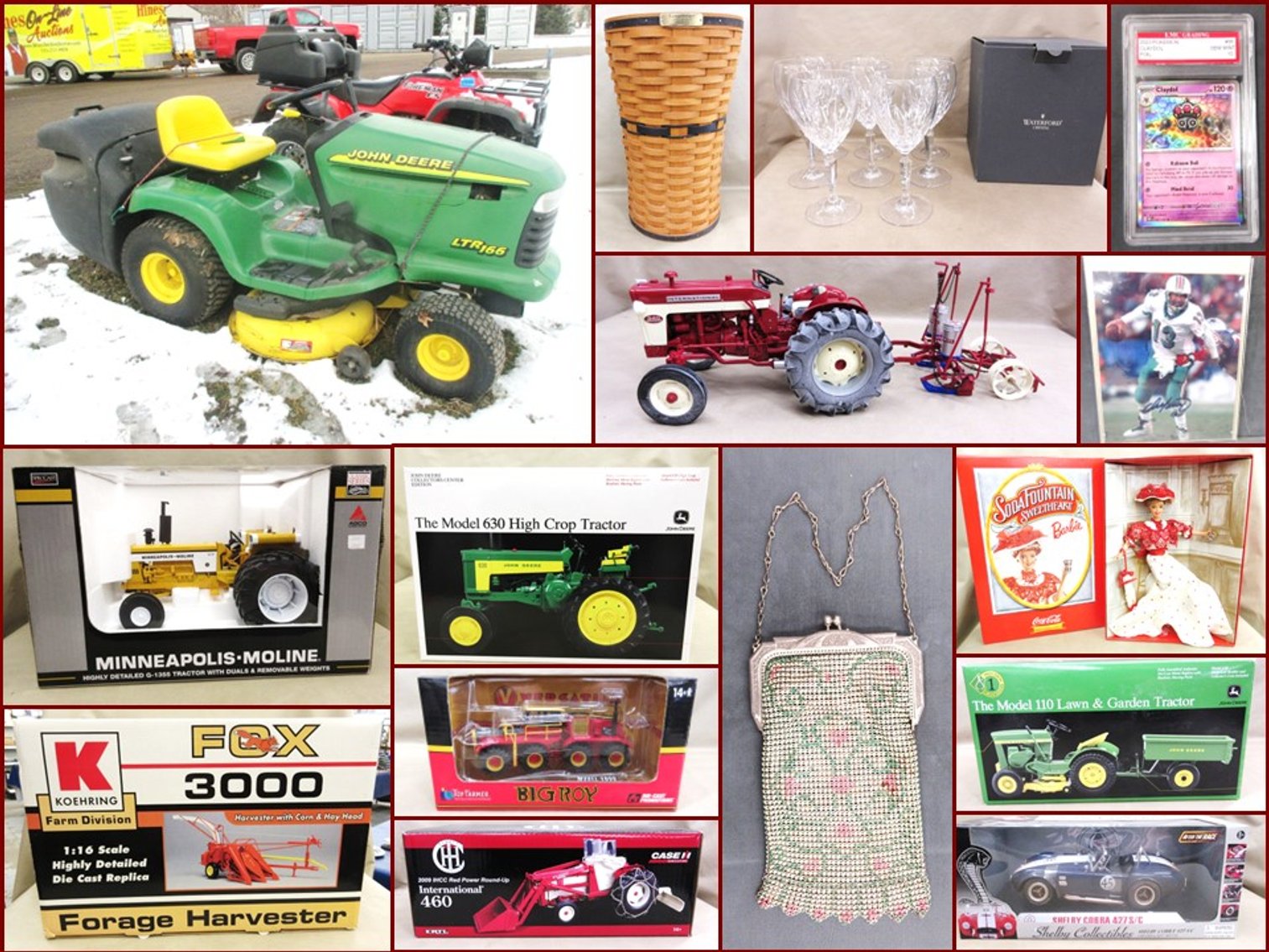 Image for Lawn Mower, Die-Cast, Sterling and Autographed Memorabilia (red tag)