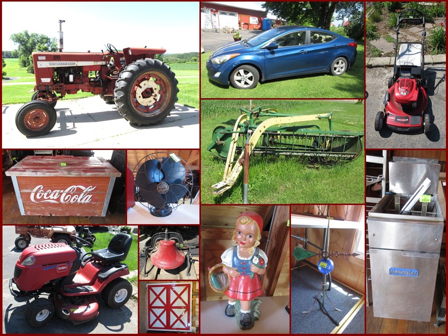 Image for Farm Machinery, Restaurant Equipment, Tools & Antiques