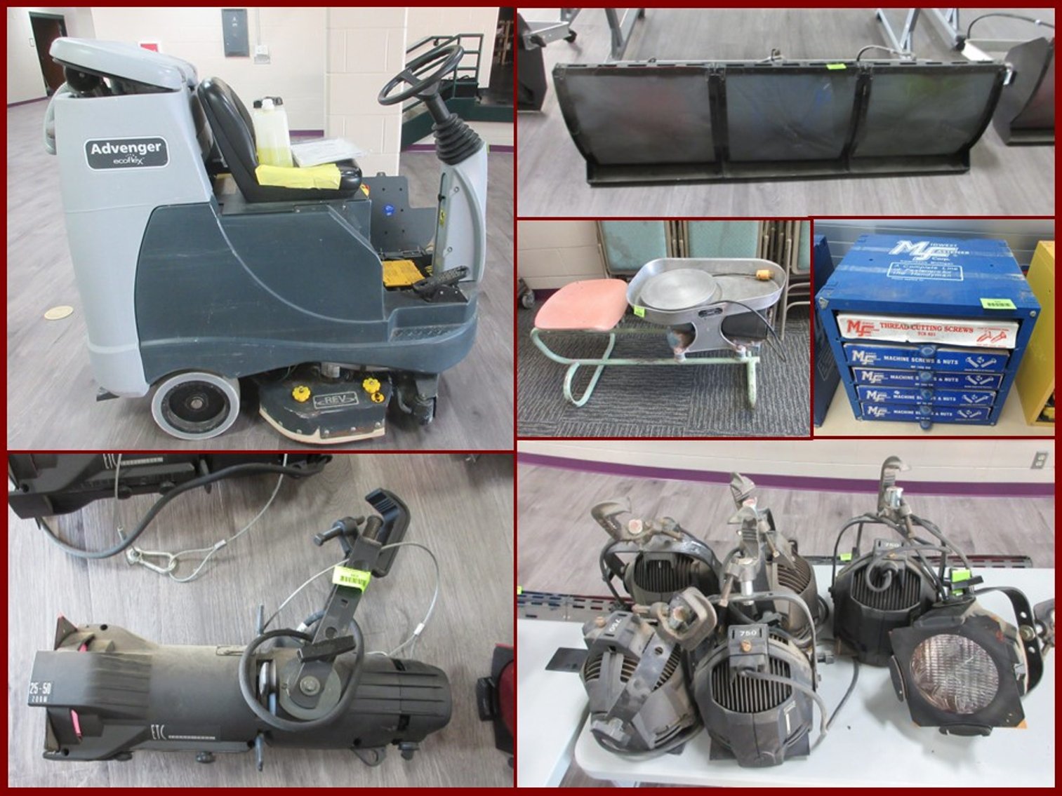 Image for Ellsworth School District - Stage Lighting, Seating & Hardware