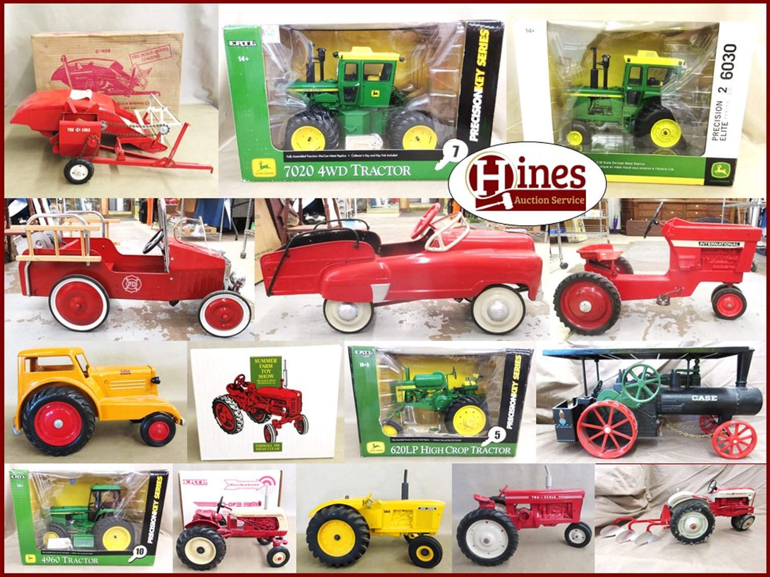 Image for Large Collection of Die-Cast Tractors, Nascar and Antiques (blue tag)