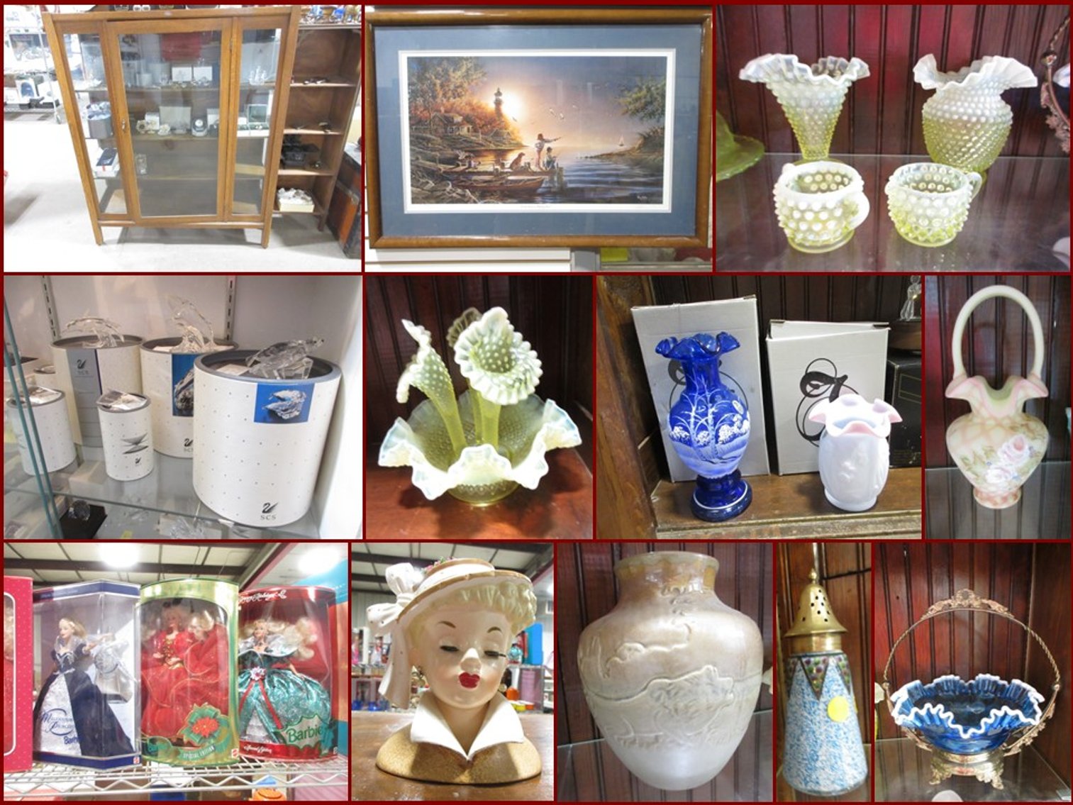 Image for Bjork Estate - Fenton, Swarovski, Shirley Temple & Collectibles (Pink Tag)