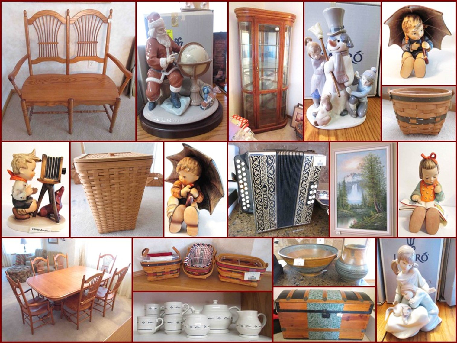Image for Wohlers Hummels, Longaberger, Lladro and Household