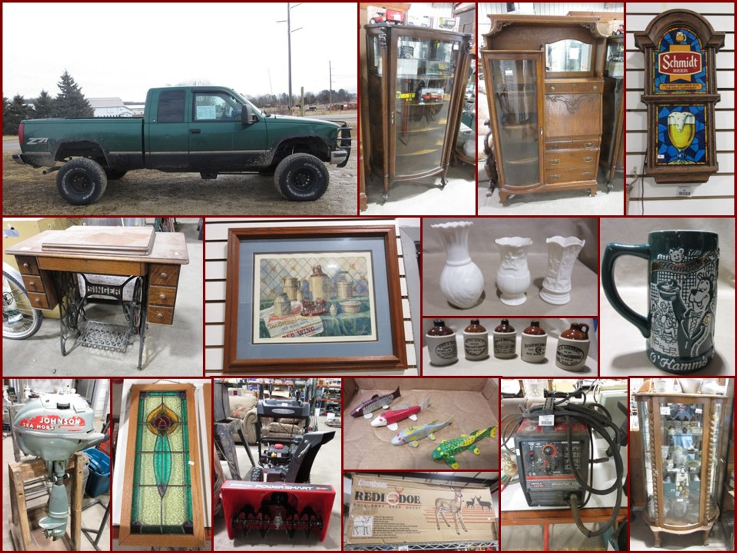 Image for Truck, Furniture, Sporting, Belleek, Tools, Stain Glass Crafting & Household (gray tag)