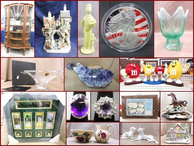 Mobil Sign, Precious Moments, Sterling and Collector Prints (green tag)