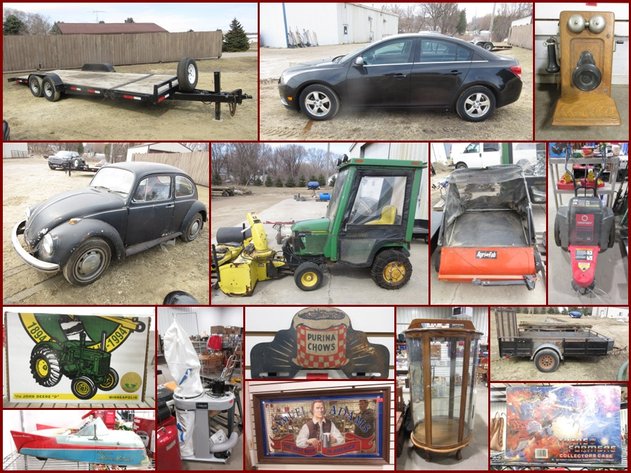 John Deere, Machinery, Vehicles, Tools & Collectibles (red tag)