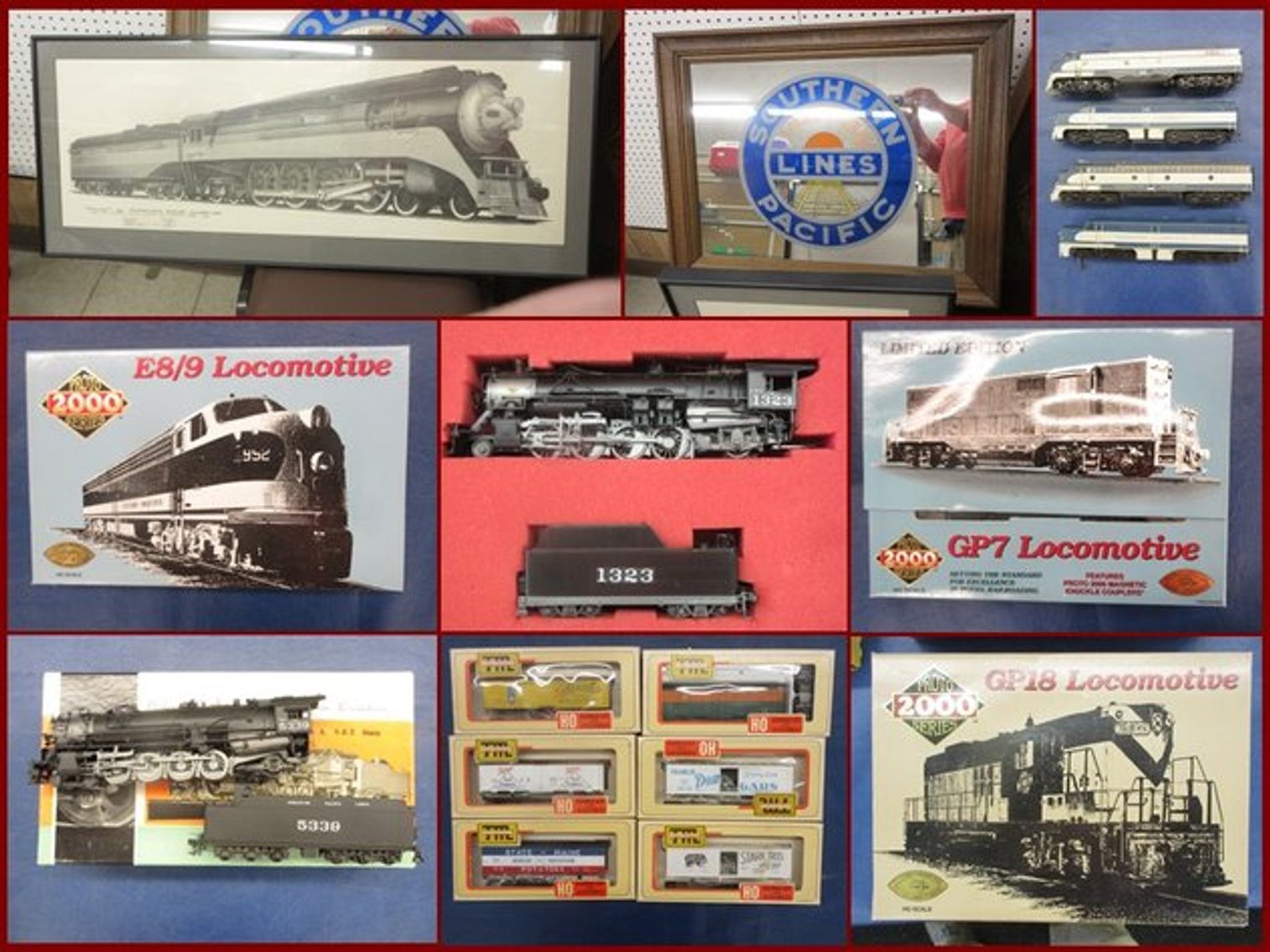 Image for Allen Paxton Estate Train Collection and Sterling Silver (yellow tag)