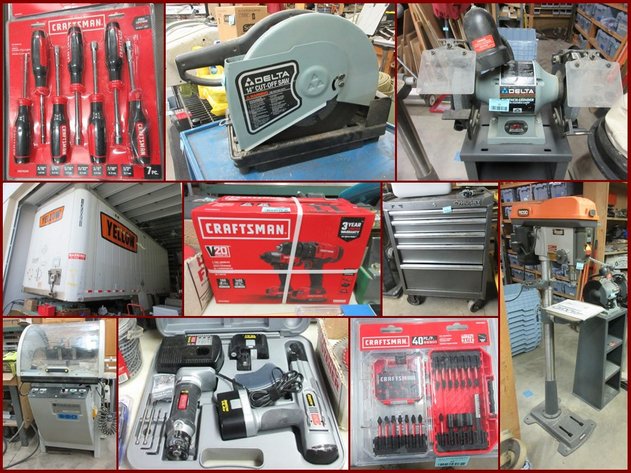 Building Materials, Tools, Metal Stock & Shipping