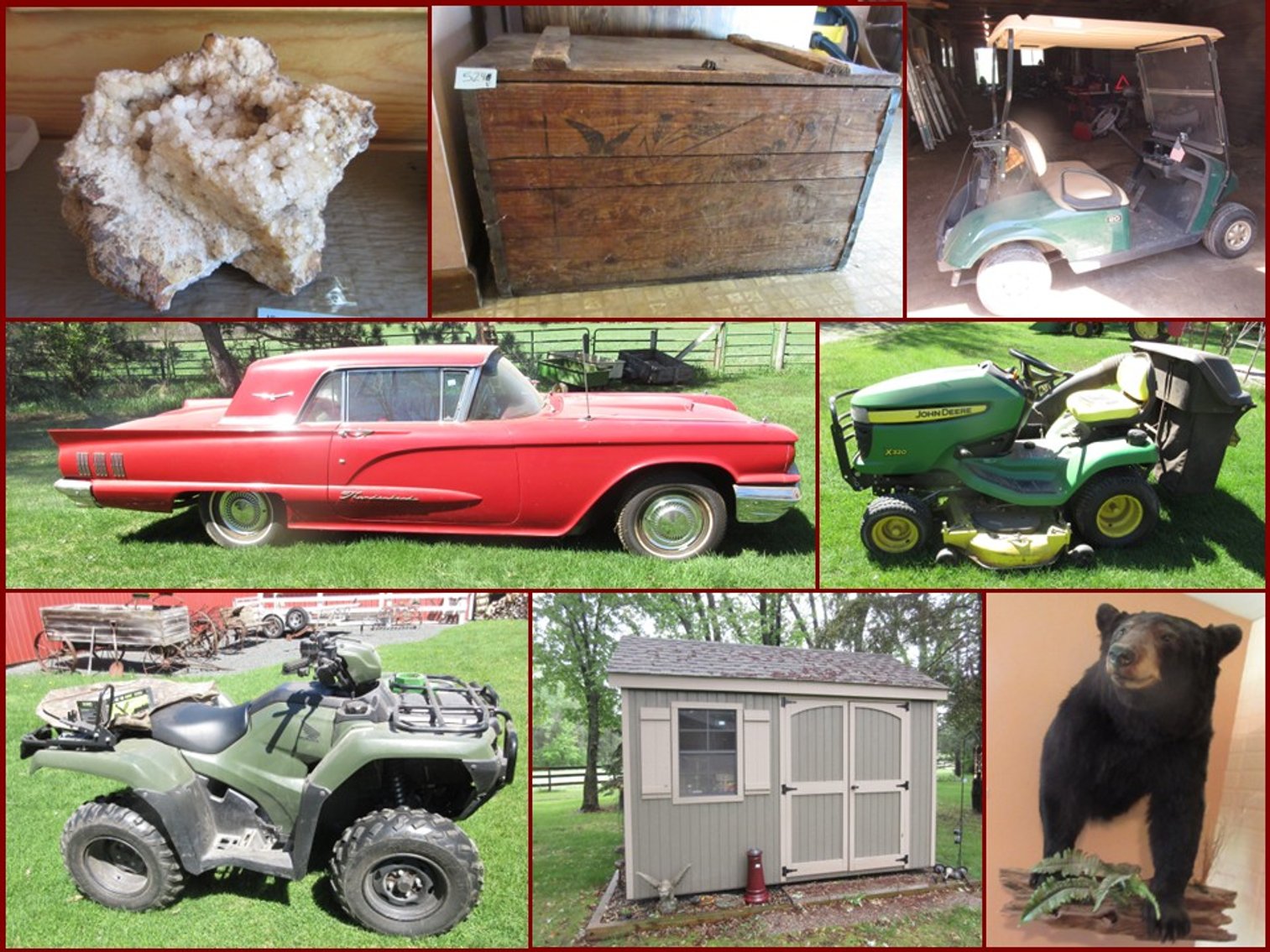 Image for Michael A. Wock Jr. Estate - Thunderbird, ATV, Lapidary, Sporting & Household