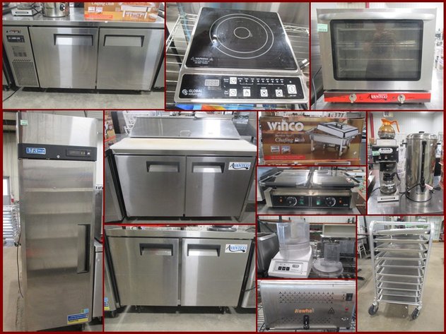 Restaurant Equipment, Cookware, Pizza Parlor Equipment and Furniture (mint green tag)