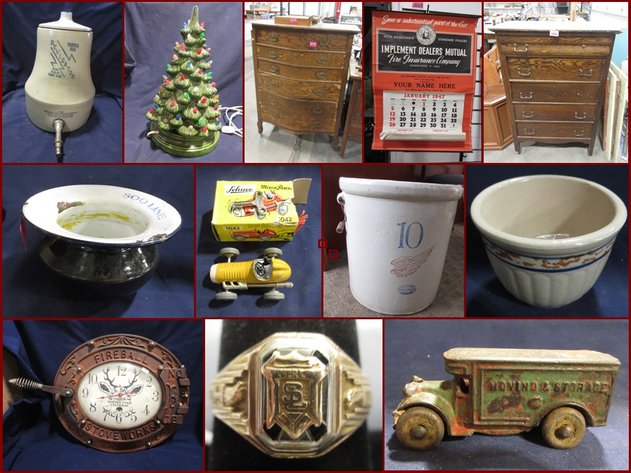 Primitives, Furniture and Antiques (hot pink)