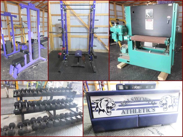 Ellsworth High School Weight Equipment & Sander
