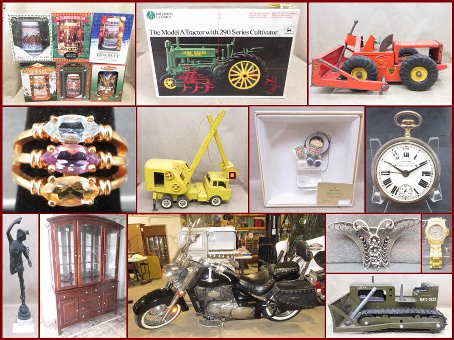 Image for 2007 Suzuki Boulevard Cycle, Furniture, Die-Cast Toys, Marked Jewelry and Collectibles (yellow tag)