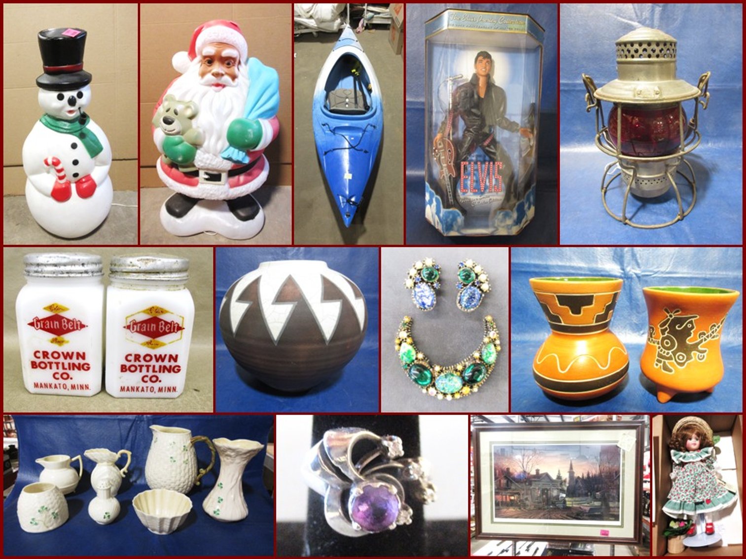 Image for Blow Molds, Kayak, Jewelry and Antiques (hot pink)