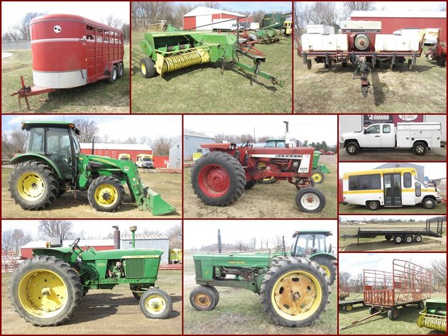 Tractors, Machinery, Vehicles & Patio Block (Pink Tag)