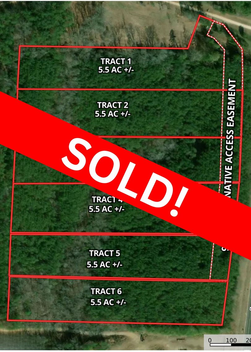 Image for Six 5.5+/-acre Tracts of Land