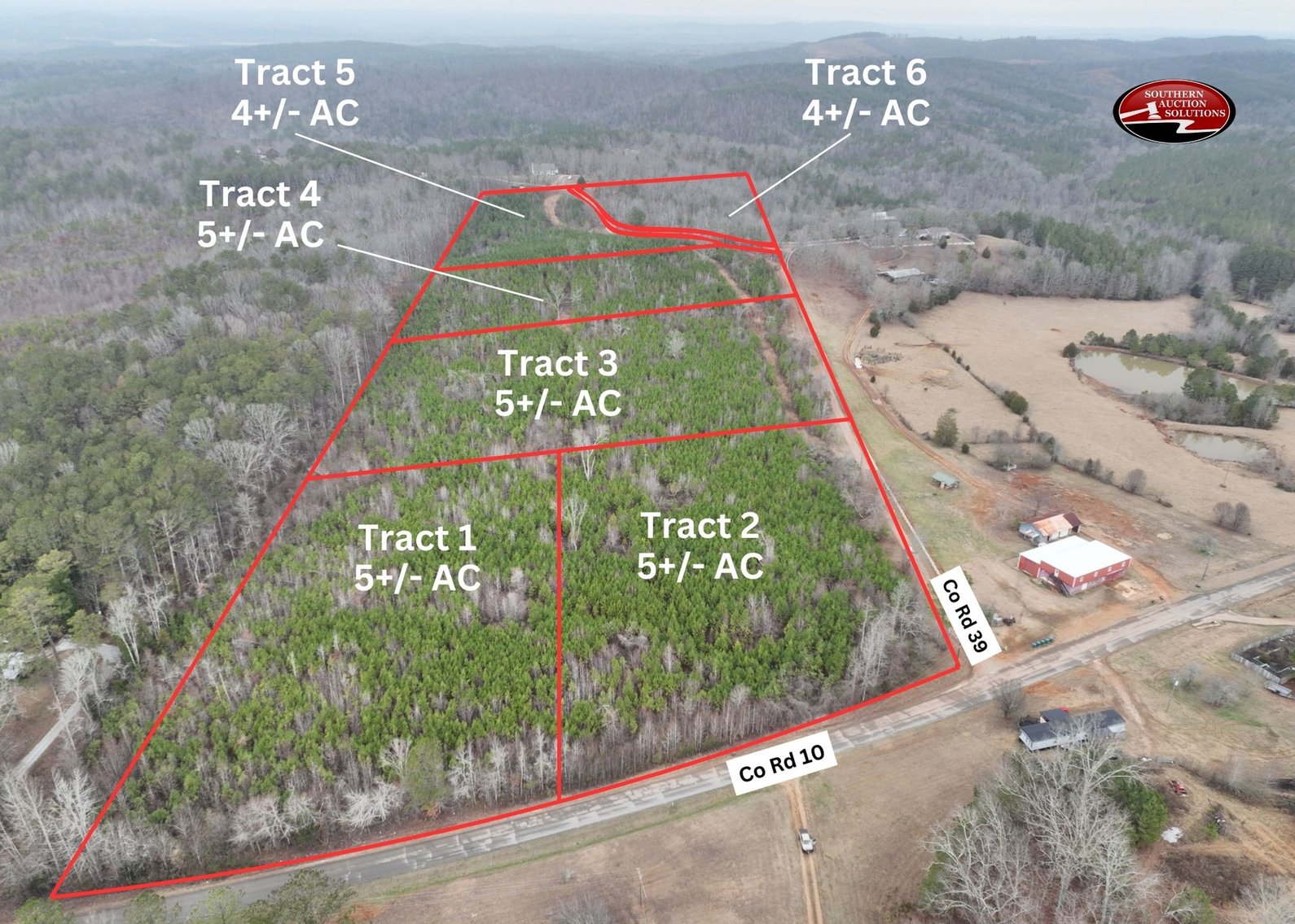 Image for Unrestricted Land Tracts in Cleburne County, Alabama