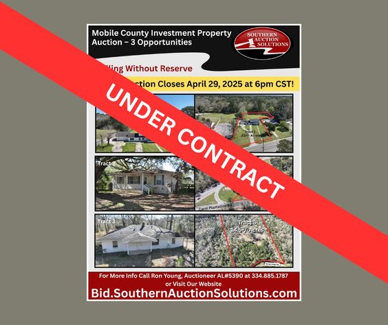 Image for Mobile County Investment Property Auction – 3 Opportunities Selling Without Reserve