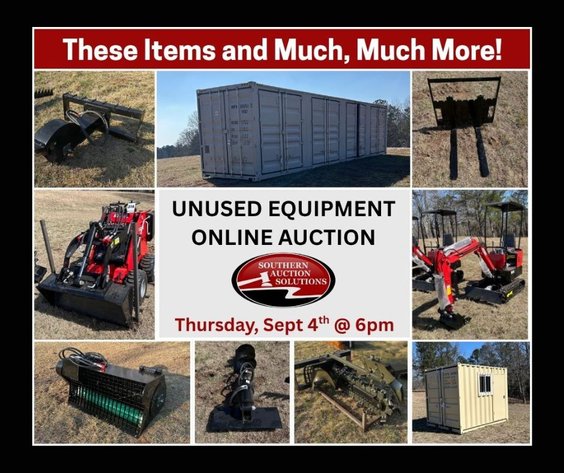 Image for Unused Equipment Online Auction
