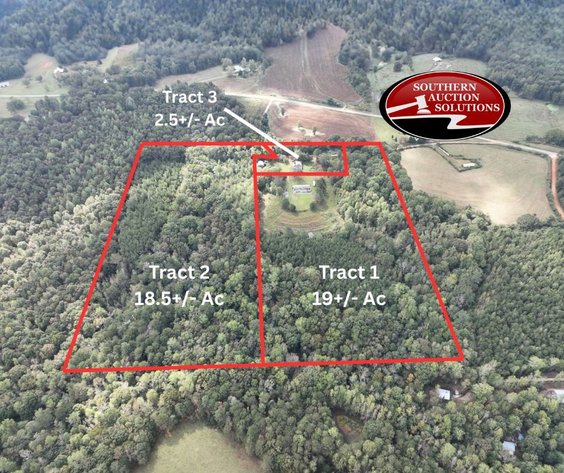 Image for Wedowee Creek Farm | 40+/- Acres Divided in 3 Tracts | 1000 +/-ft Creek Frontage | Turn-Key Homestead