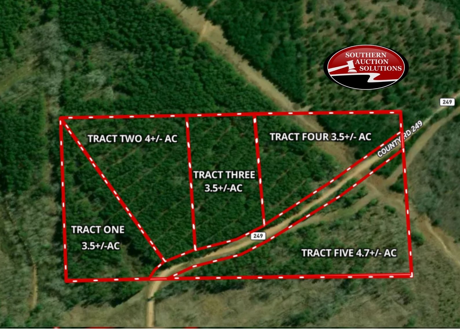 Image for AUCTION 19 ACRES+/- Unrestricted Land | 5 Tracts or Whole | Randolph County AL