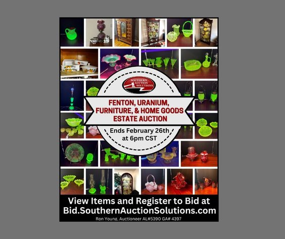 Image for Fenton-Uranium-Furniture-Home Goods Estate Auction
