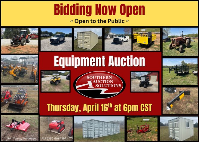 Image for Equipment Auction Online April 16th 2026