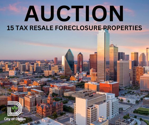 Image for LIVE AUCTION - Must Be Present to Bid - 15 Tax Resale Foreclosure Properties Selling on Behalf of The  City of Dallas (Texas)
