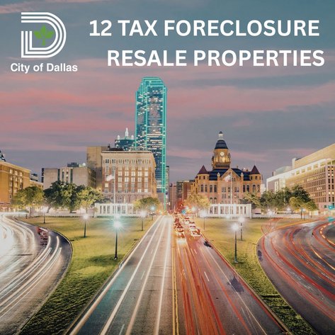 Image for LIVE AUCTION - Selling 12 Tax Foreclosure Properties on Behalf of the City of Dallas