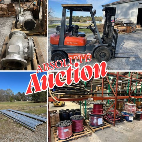 Image for LIVE ABSOLUTE AUCTION - The complete liquidation of all equipment and inventory of the former Industrial Mine & Pipe Supply Company