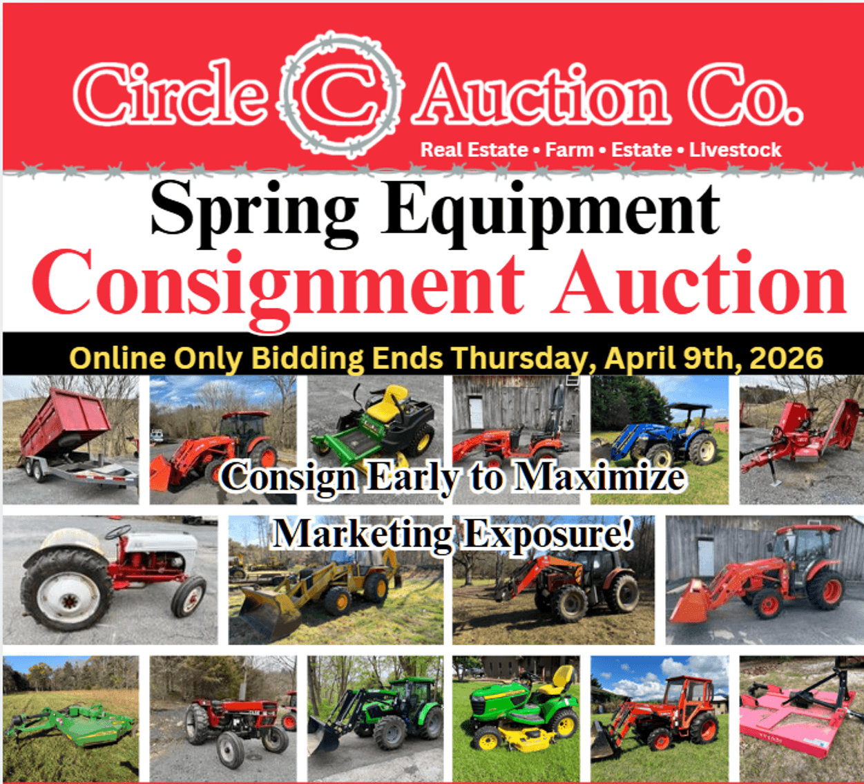 Image for Spring Equipment Consignment Auction