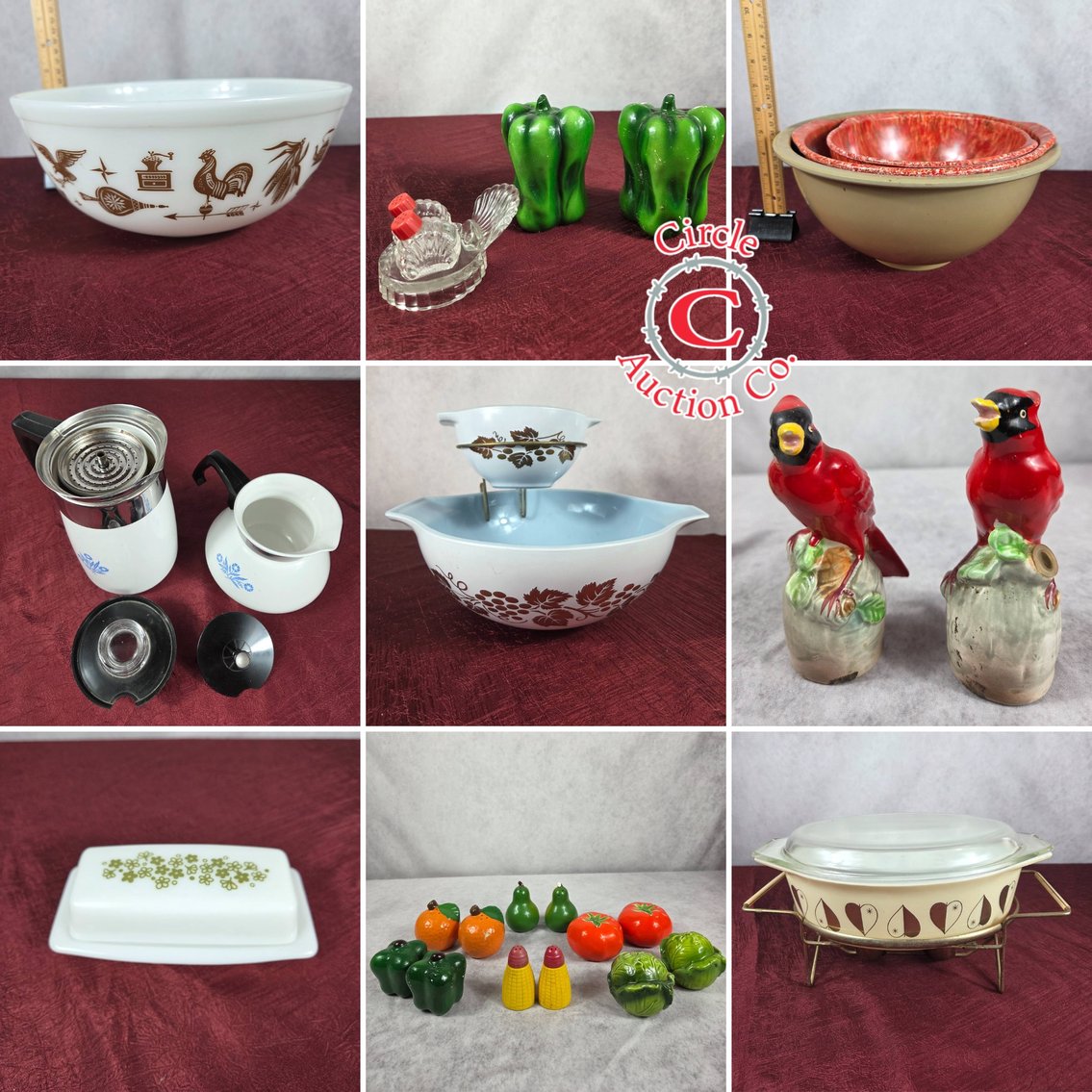 Image for Estate of Mary Paxton Kessler- Buchanan, Va | Pyrex, Fire-King, Uranium Glass & Salt & Pepper Collection