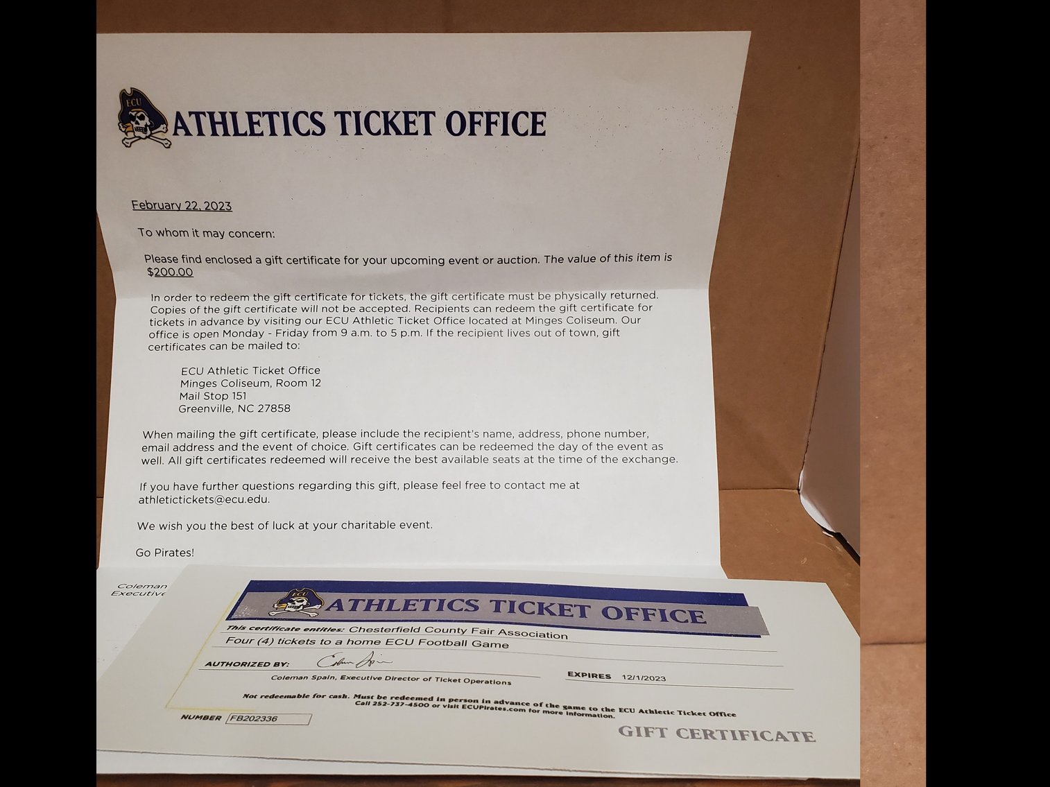 Image for Over $5,500 Raised! Chesterfield County Fair Scholarship Auction