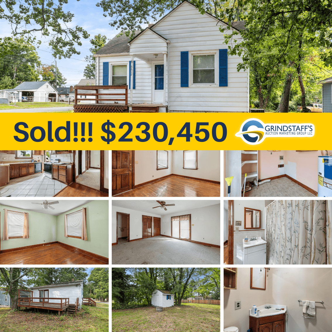 Image for SOLD! $230,450 - Real Estate Auction 6617 W. Davista Ave Richmond Va 23228