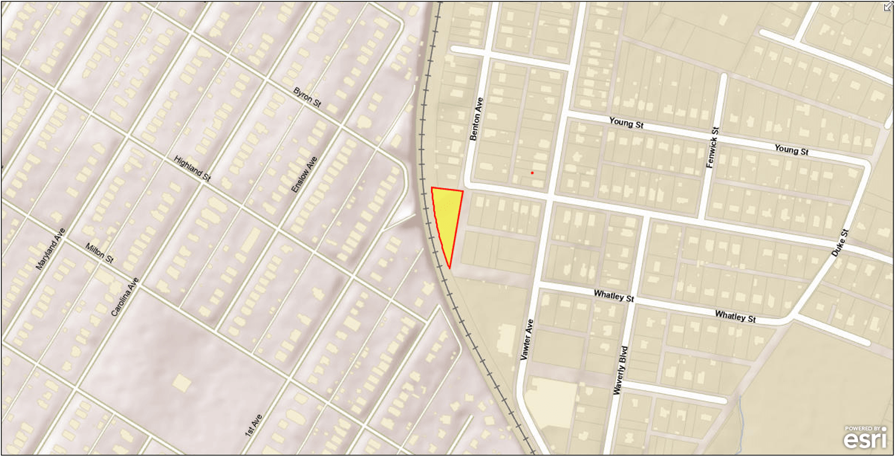 Image for .58 +/- Acres East Highland Park Building Lot