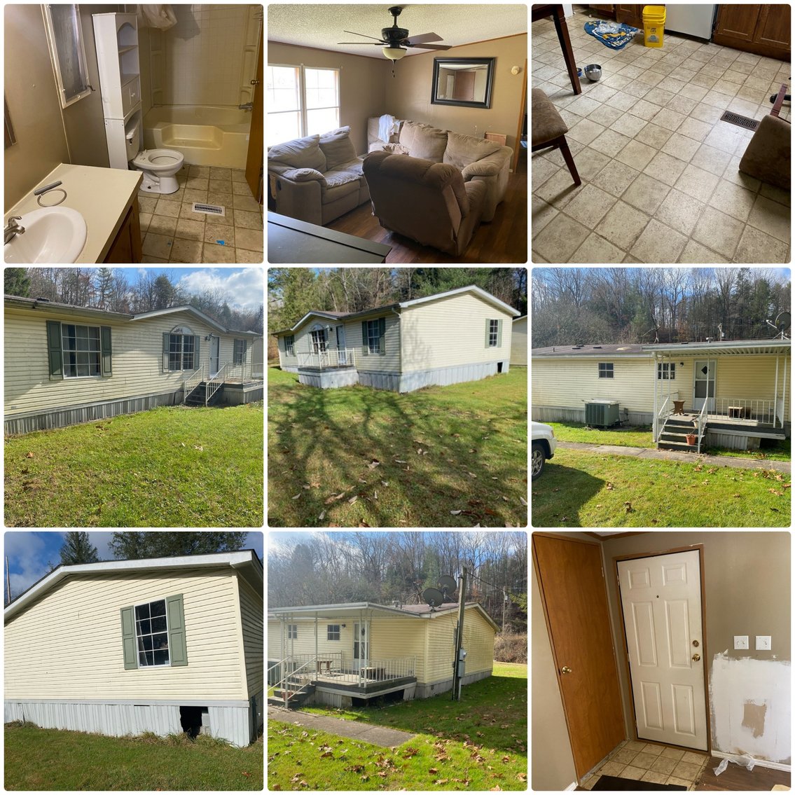Image for Scarbro, WV – 1994 Double Wide 3BR Mobile Home – Sells to the Highest Bidder!
