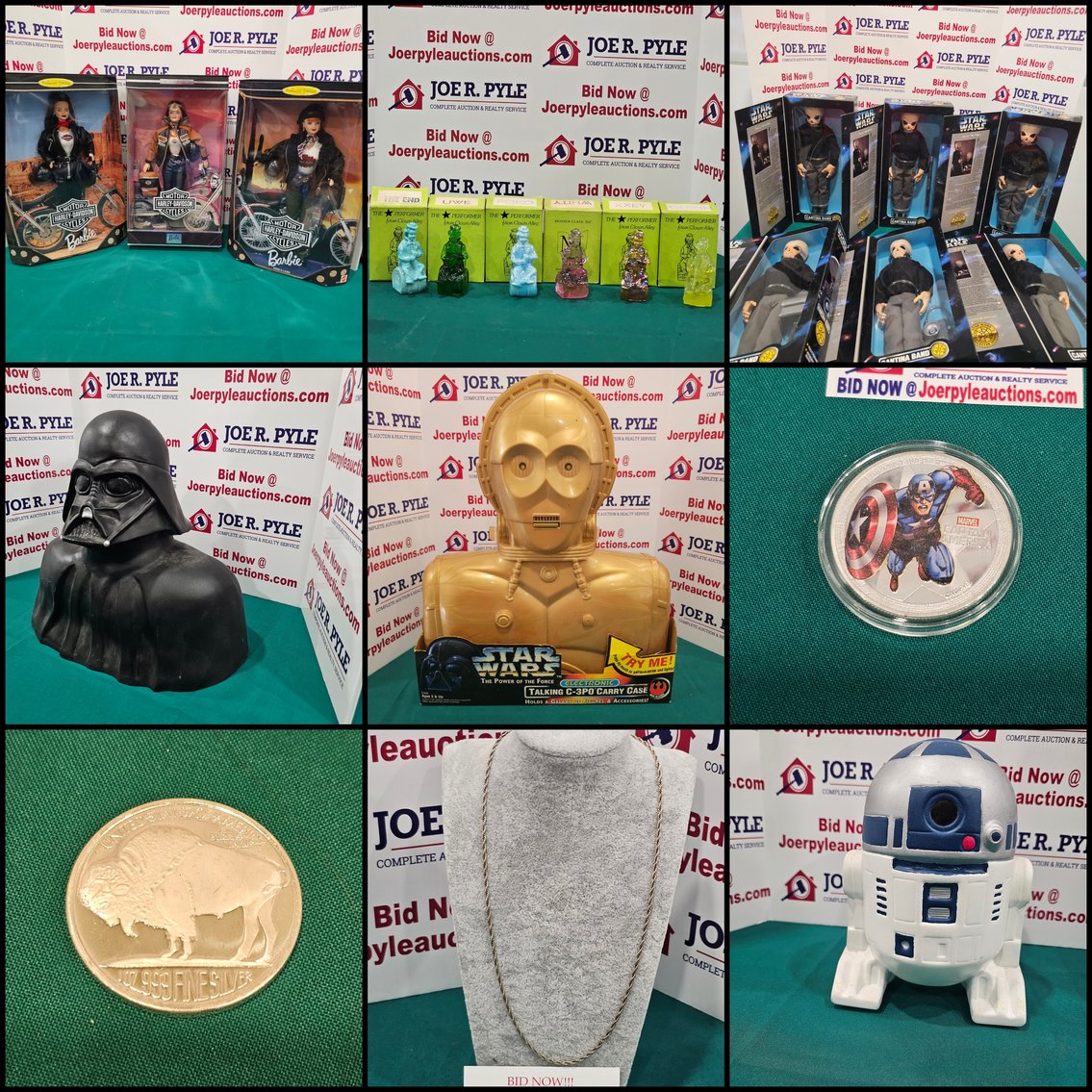 Image for St. Albans, WV: Huge Star Wars Collection, Power Ranger, Super Heros, Barbies, Rare Silver Bullion, Specialty Coins, Jewelry, Knives and More!