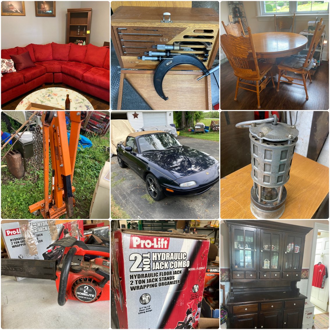 Image for Uniontown, PA – Moving Auction: 1996 Miata, 1926 Ford Model T Street Rod Project, Car Parts, Antiques, Home Furnishings, and More!