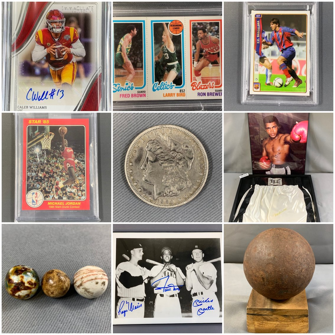 Image for Shinnston, WV – Autographed Rookie Sports Cards, Silver Coins and Marbles and More!